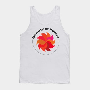 Beauty of flower simple illustration Tank Top